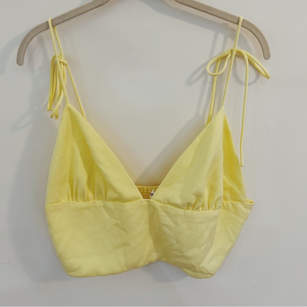 Superdown Petunia Tie Crop Top
